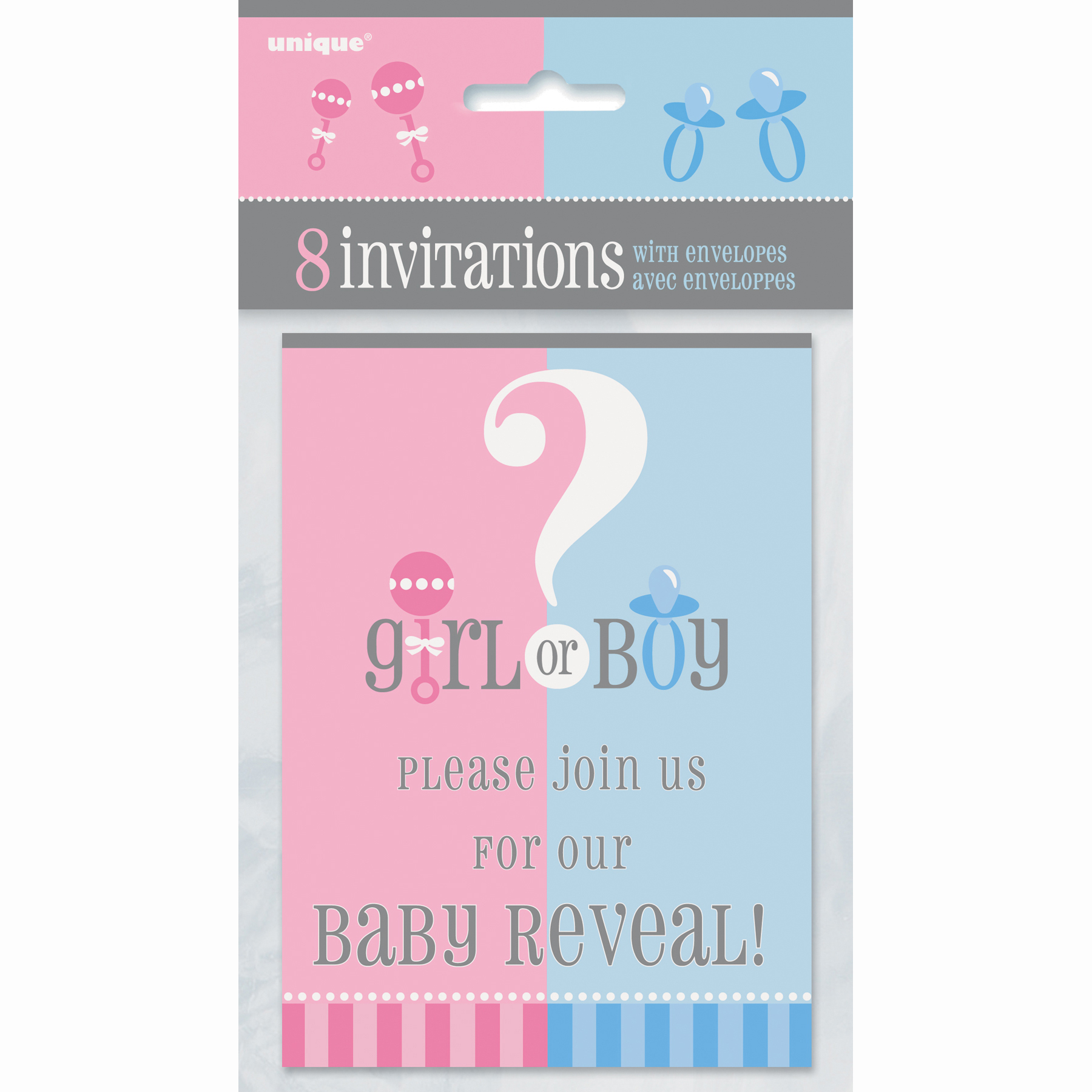 cheap gender reveal invitations